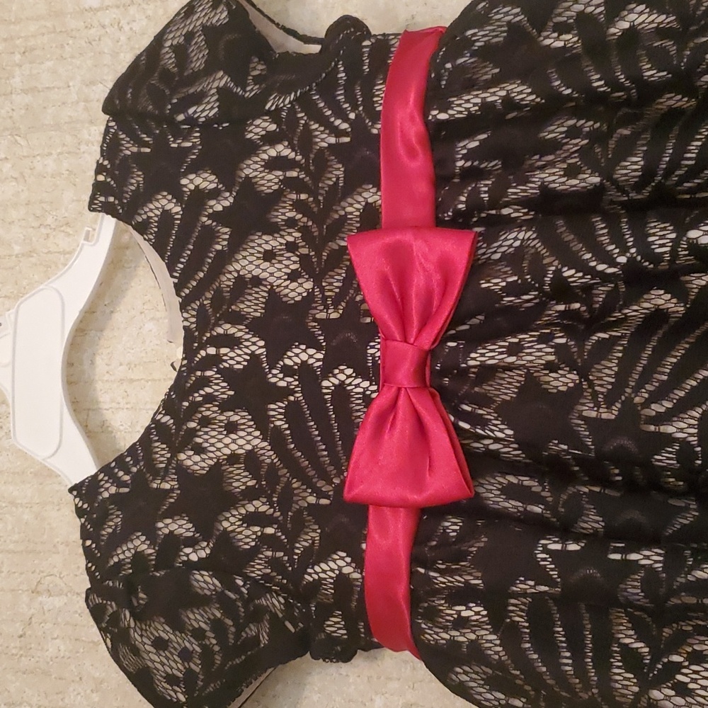 Toddler Black Lace Dress - Picture 3 of 3